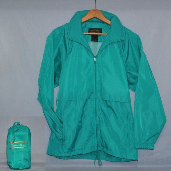 Vintage Eddie Bauer Packable Windbreaker Jacket Size Small - Picture 1 of 12